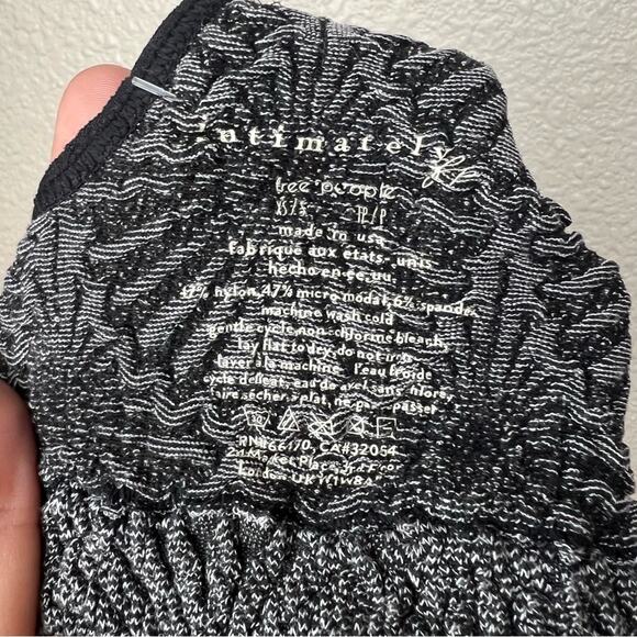 Free People FP Intimately Love Letter Bralette in Black Grey NEW XS/S - Picture 4 of 9